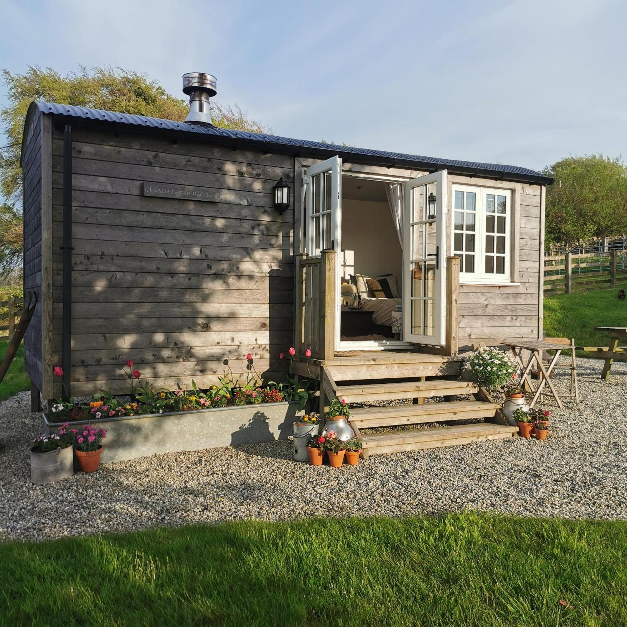 فيلا Elvan Farm Shepherd'S Hut إكزيتر المظهر الخارجي الصورة