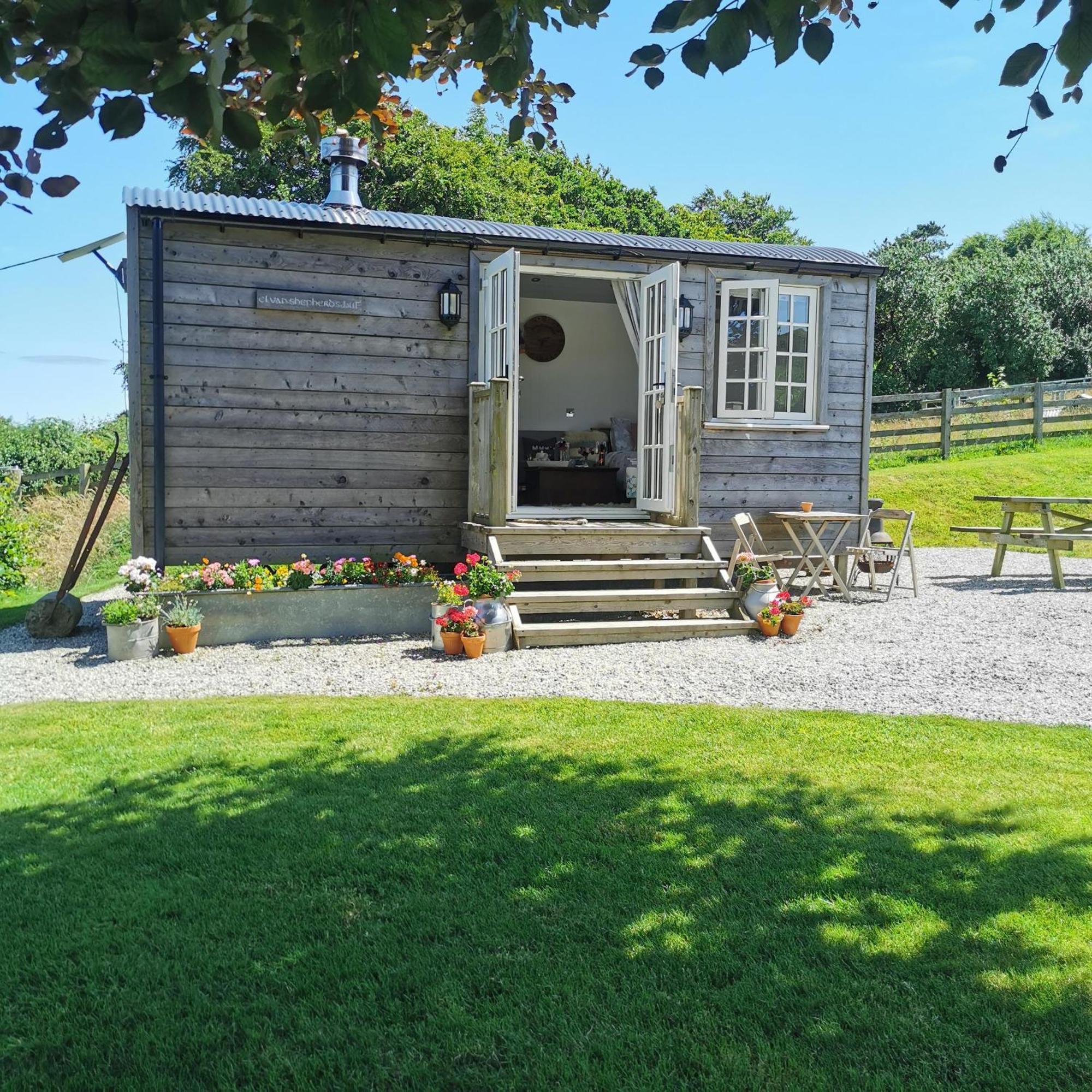 فيلا Elvan Farm Shepherd'S Hut إكزيتر المظهر الخارجي الصورة